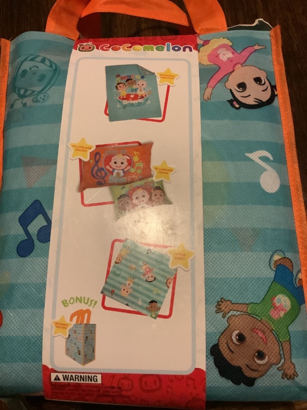 Coco melon 3 pc toddler bed set - Picture 2 of 2